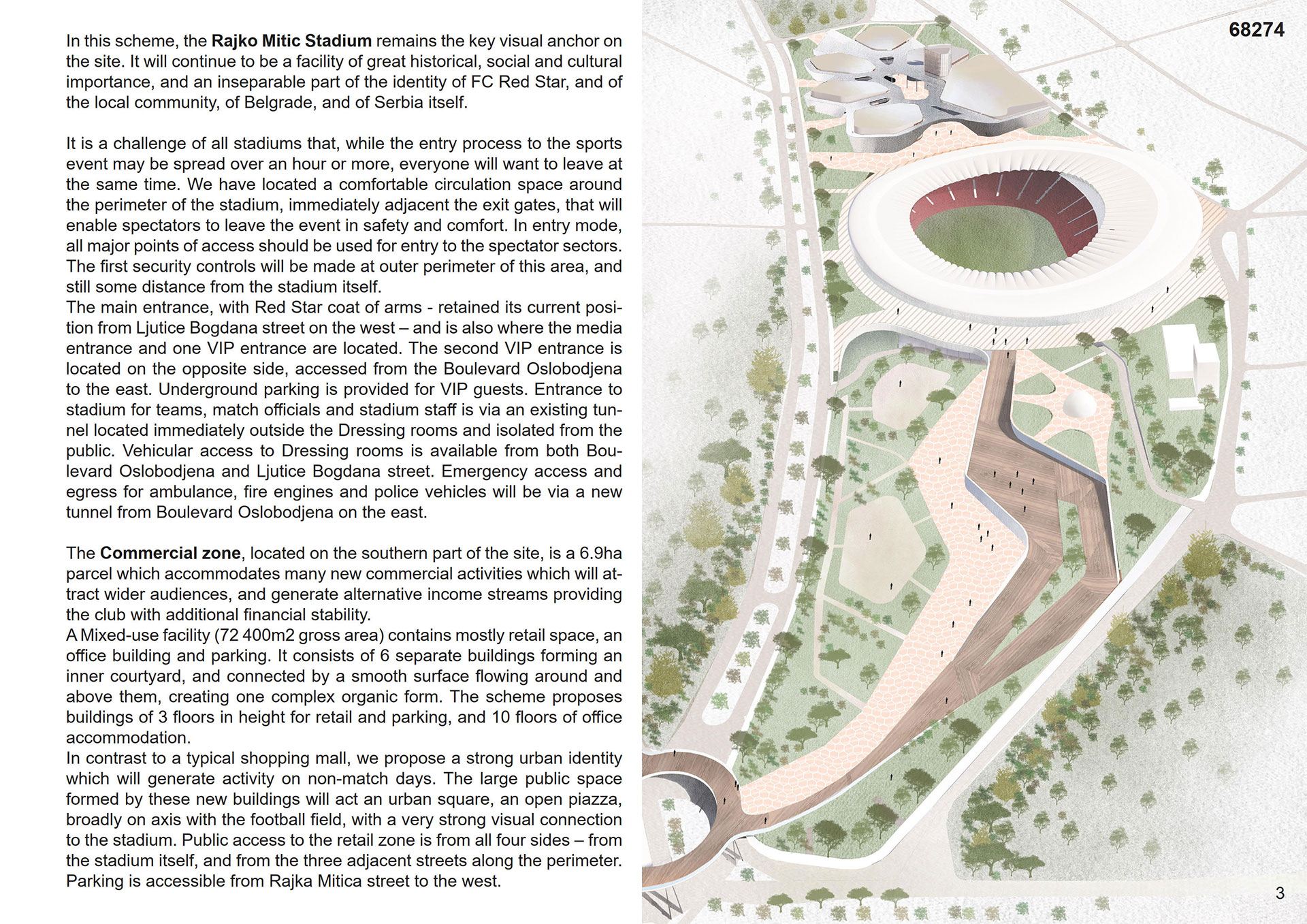 Masterplan Stadium Crvena Zvezda